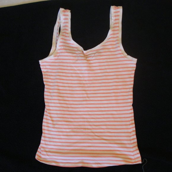 Dynamite striped low cut casual summer tank top - Picture 2 of 4